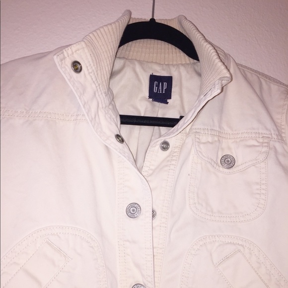 GAP Utility Cargo Jacket Button Up - Picture 3 of 5